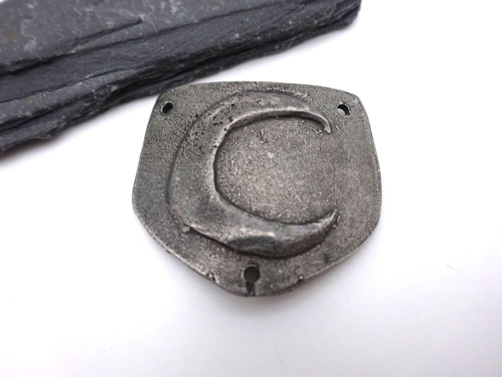 pewter moon pendant