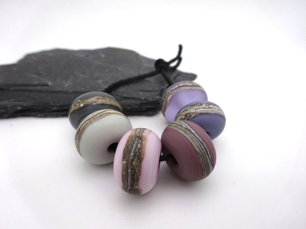 purple grey wrapped mix