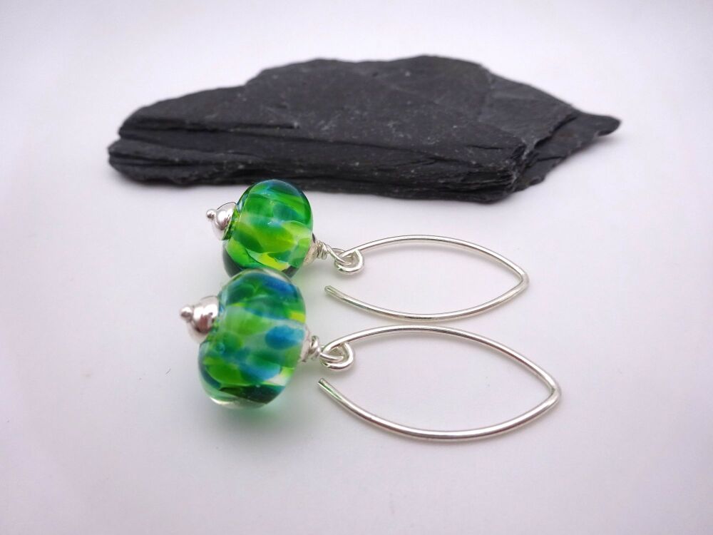 green speckles
