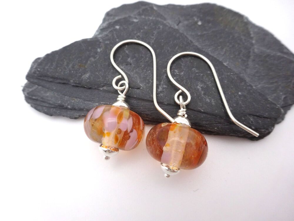 orange speckled