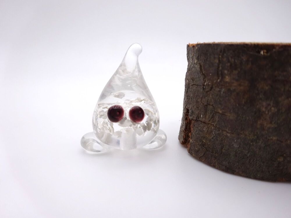 silver glitter wisp