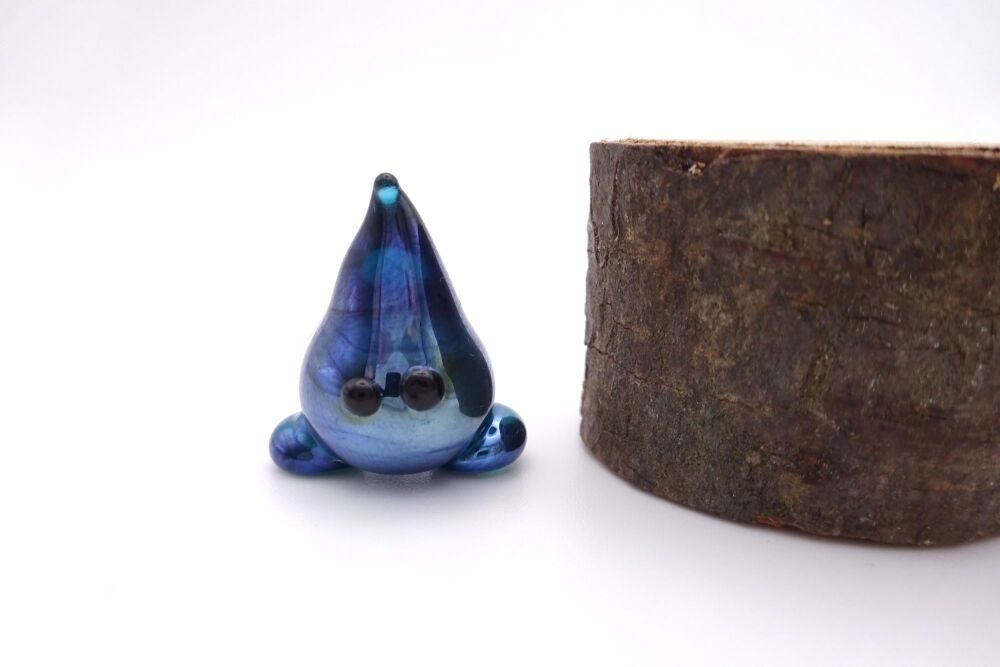 metallic blue wisp