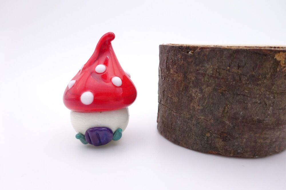 red toadstool house