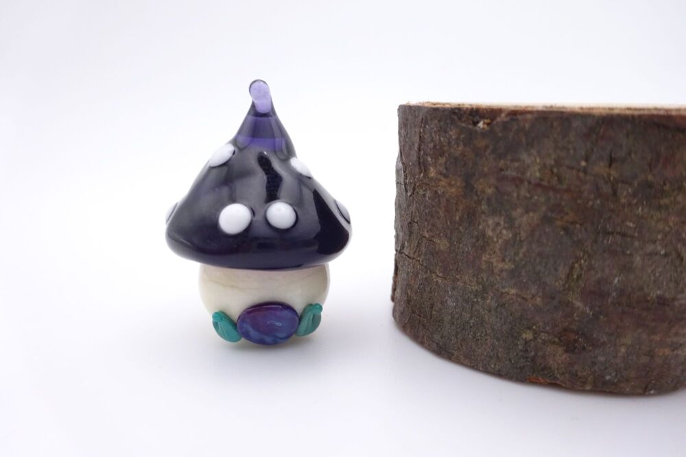 purple toadstool house