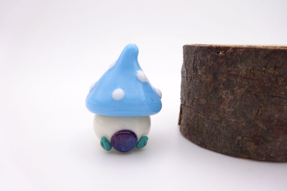 blue toadstool house