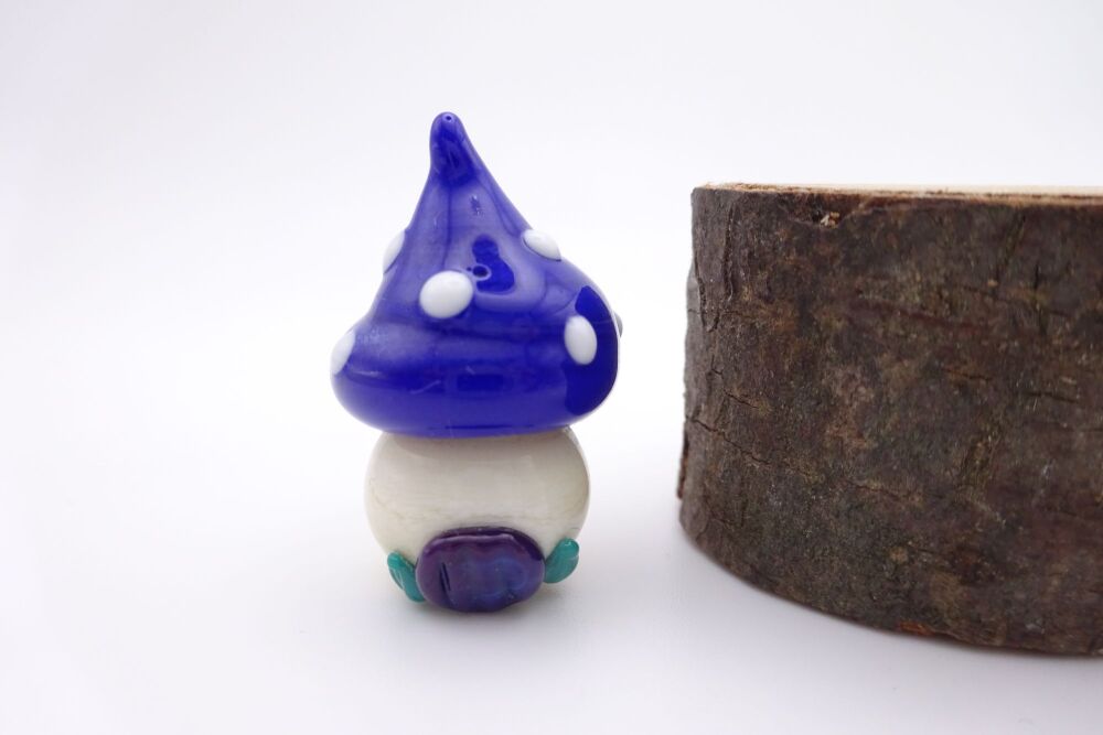 blue toadstool house