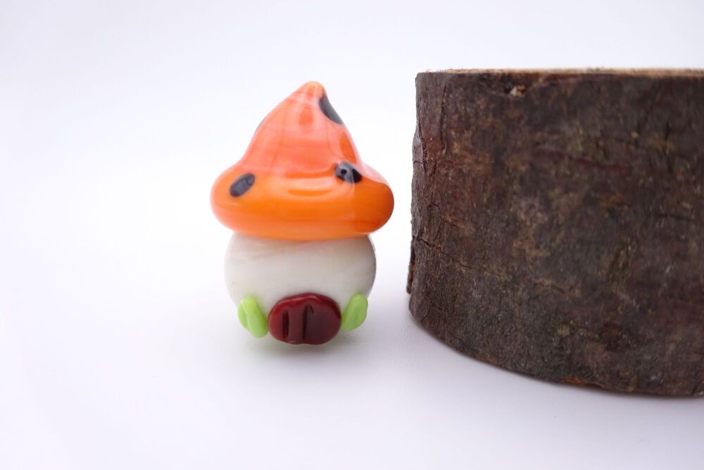 orange toadstool house