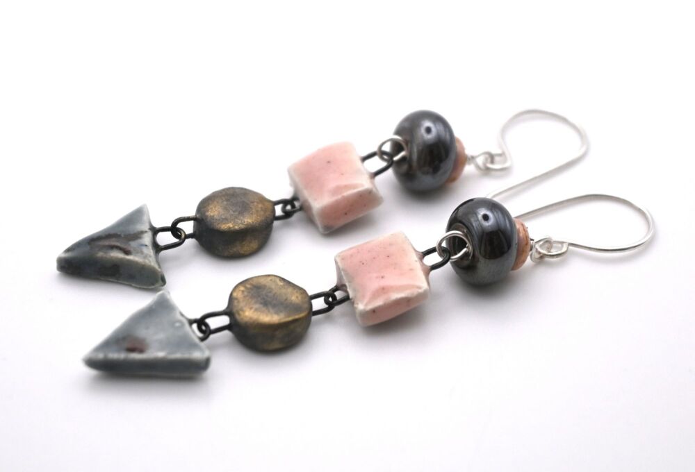 pink and grey geo