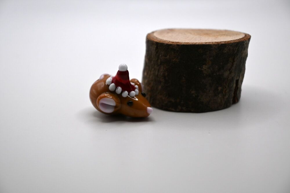 brown christmas mouse