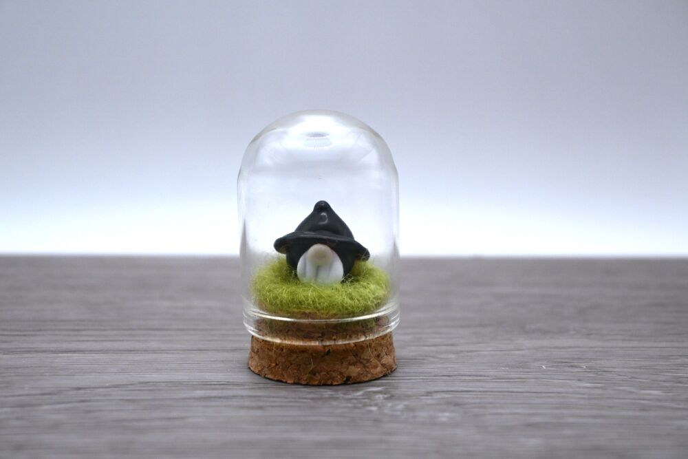 dark purple gnome cloche