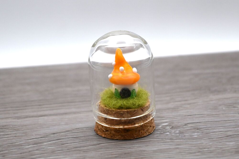 yellow toadstool house