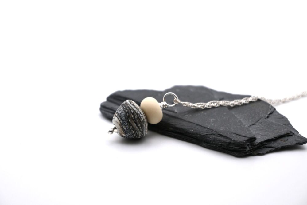 ivory sea cone pendant