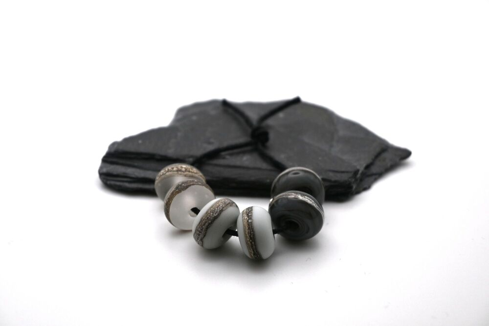 grey and clear wrapped pairs