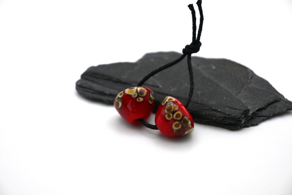 red raku cones