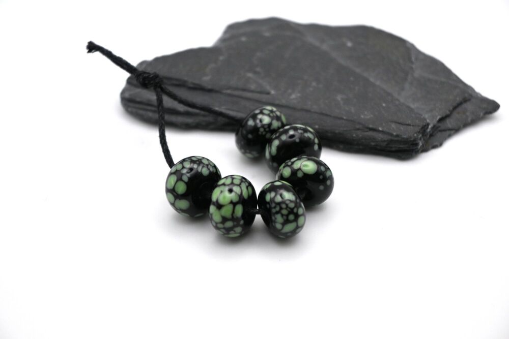 black and green frit