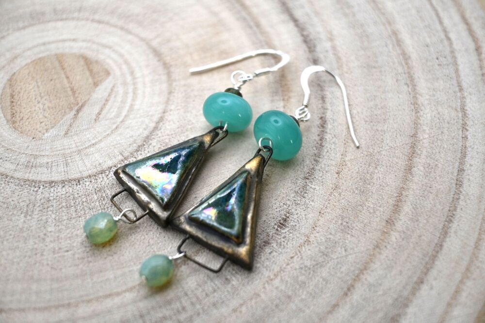 green triangles