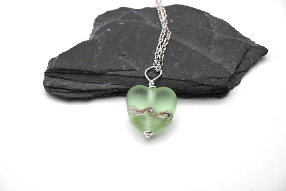pale green heart