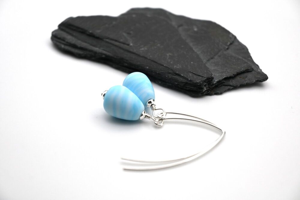 blue teardrops