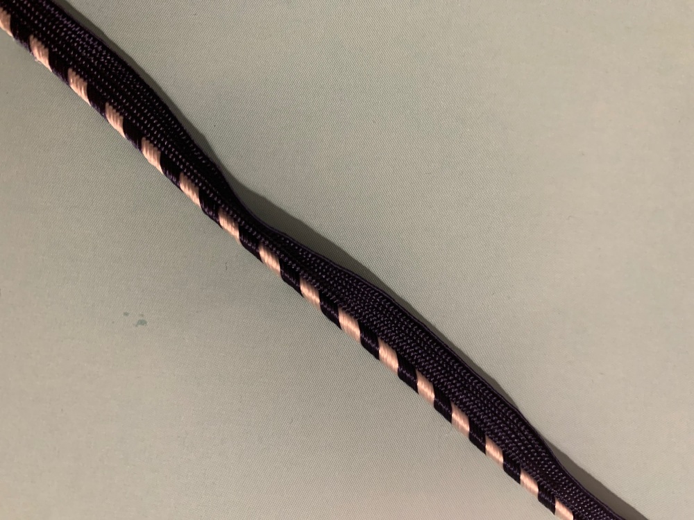Piping Navy & White with flange edge 4 metre length