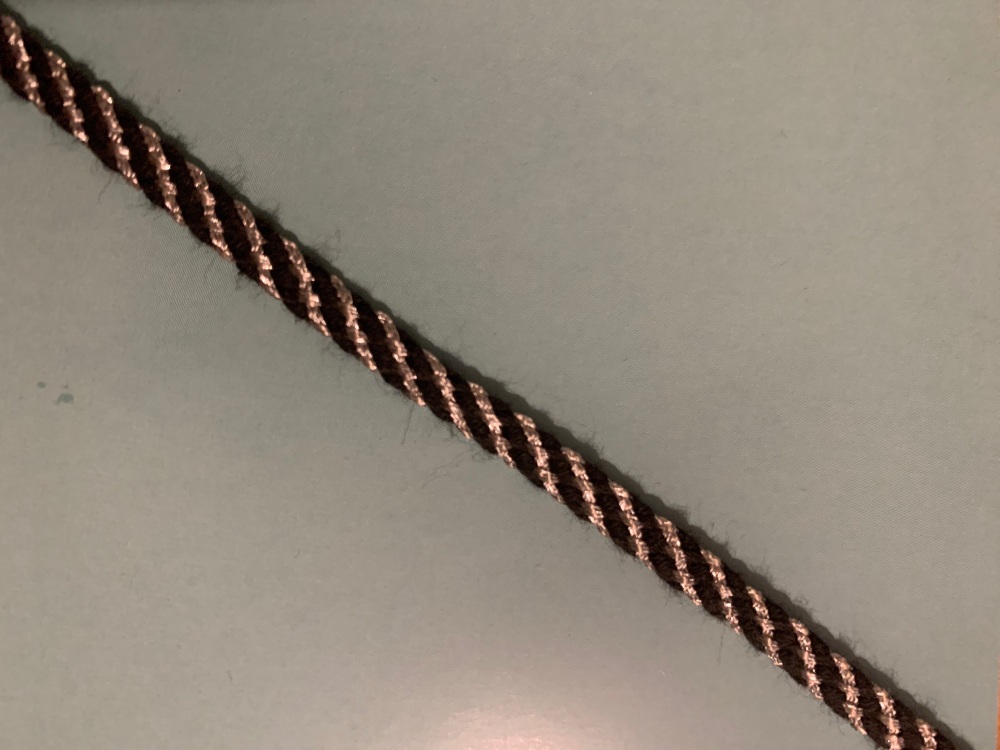 Silver & Black trim 4 metre length