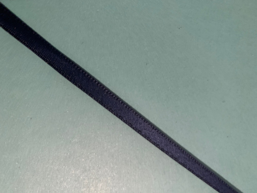Navy Lingerie Ribbon 4 metre length 7mm