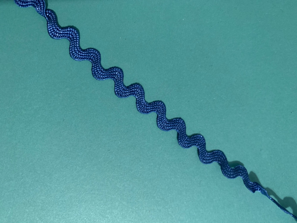 Royal Blue Ric Rac 4 metre length
