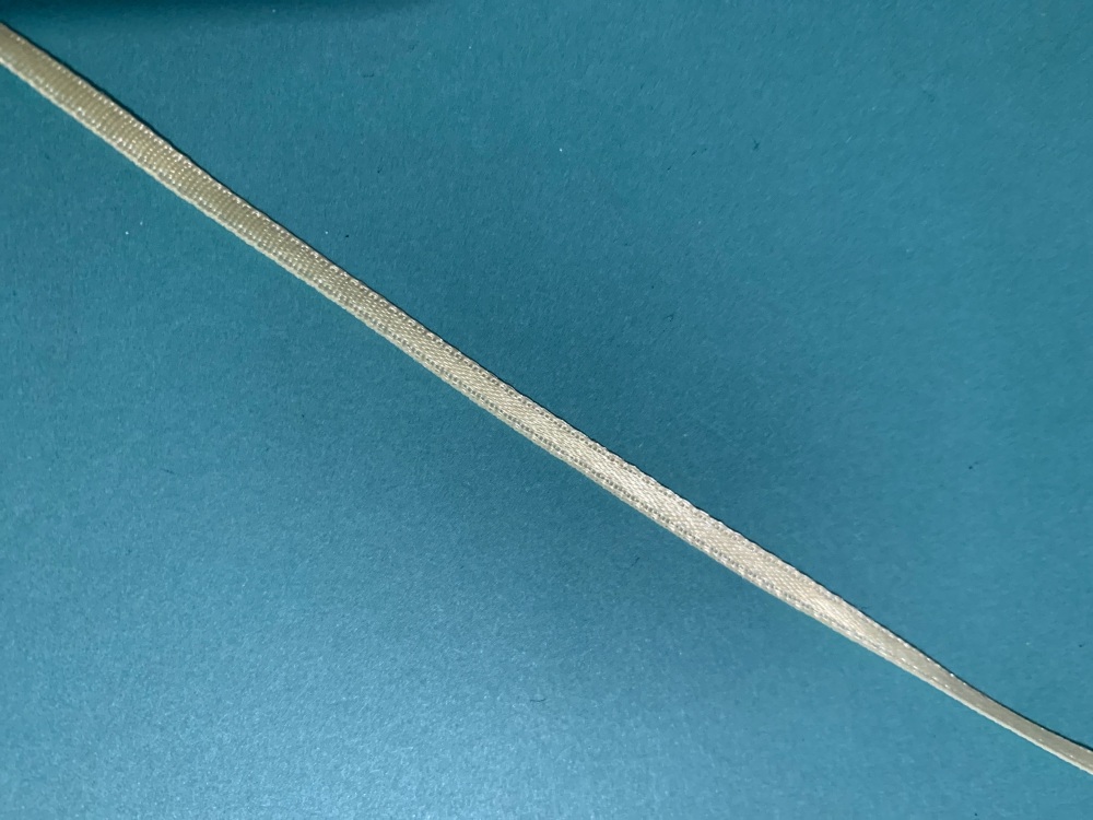 Lemon Ribbon 5 metre length 3mm