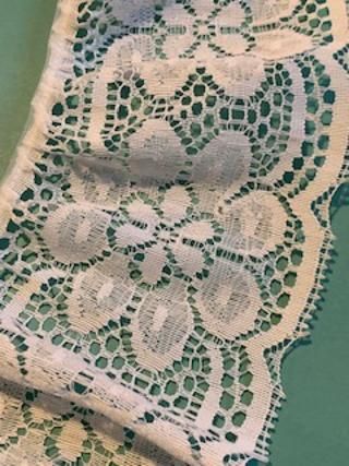 White Gathered Lace £1.25 per metre