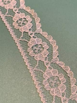 White Scallop Lace 30p per metre