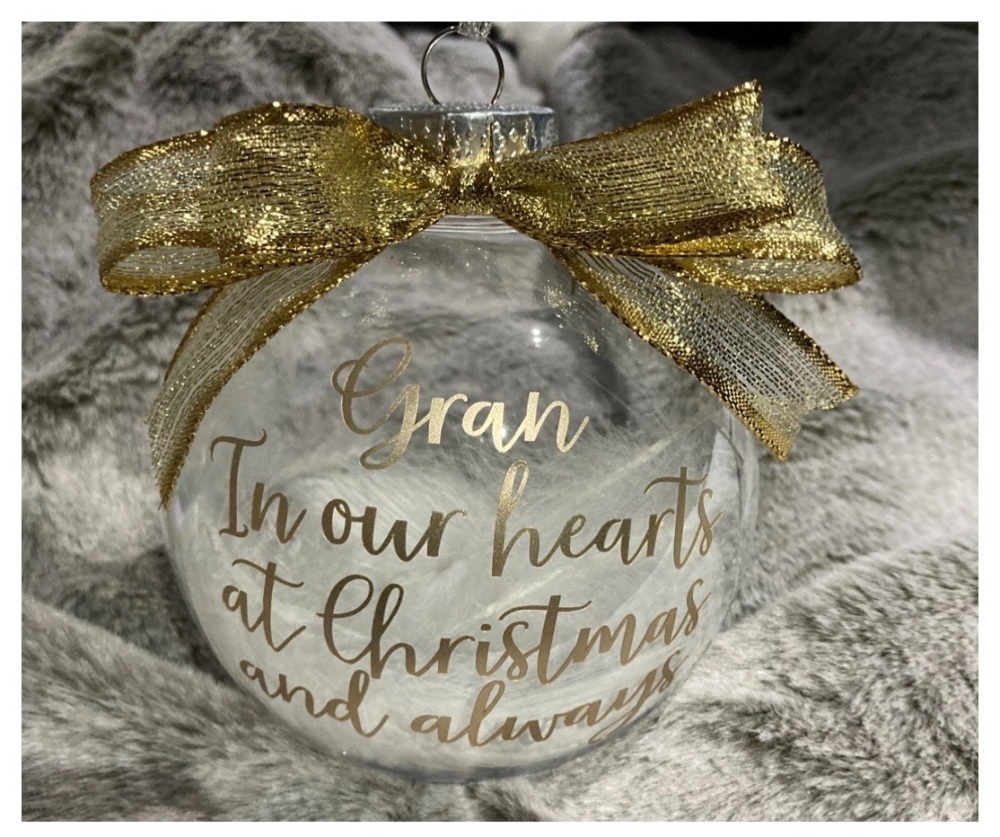 Large Remembrance Bauble