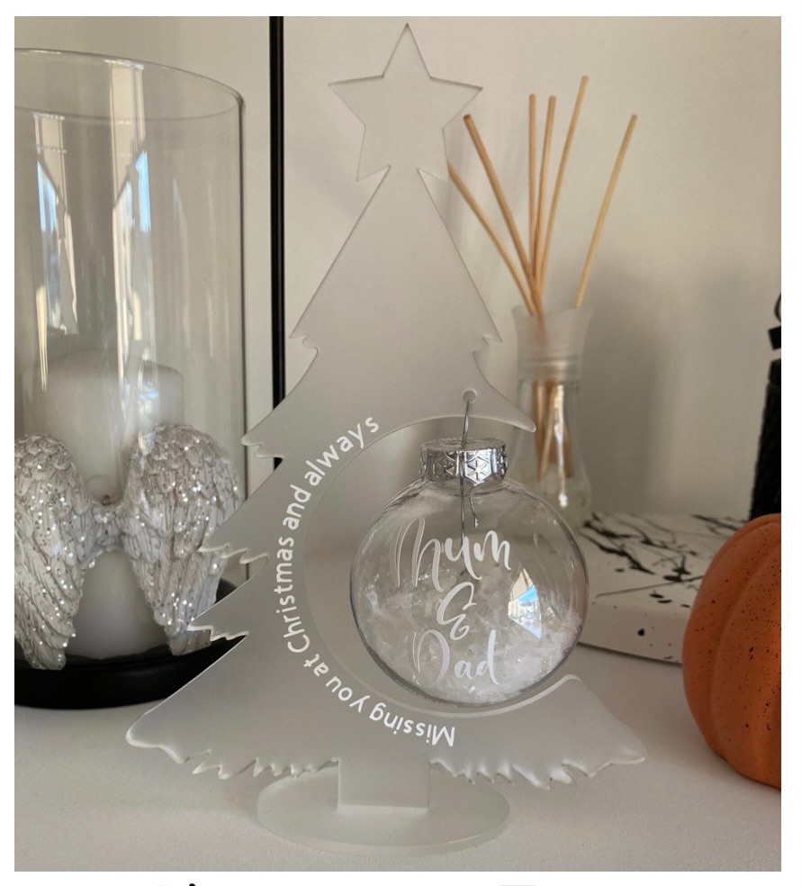 Remembrance Christmas Trees With Bauble