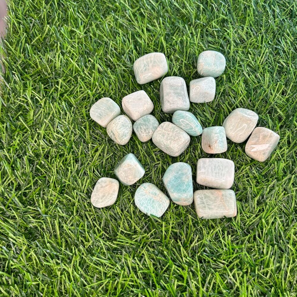 AMAZONITE TUMBLESTONES