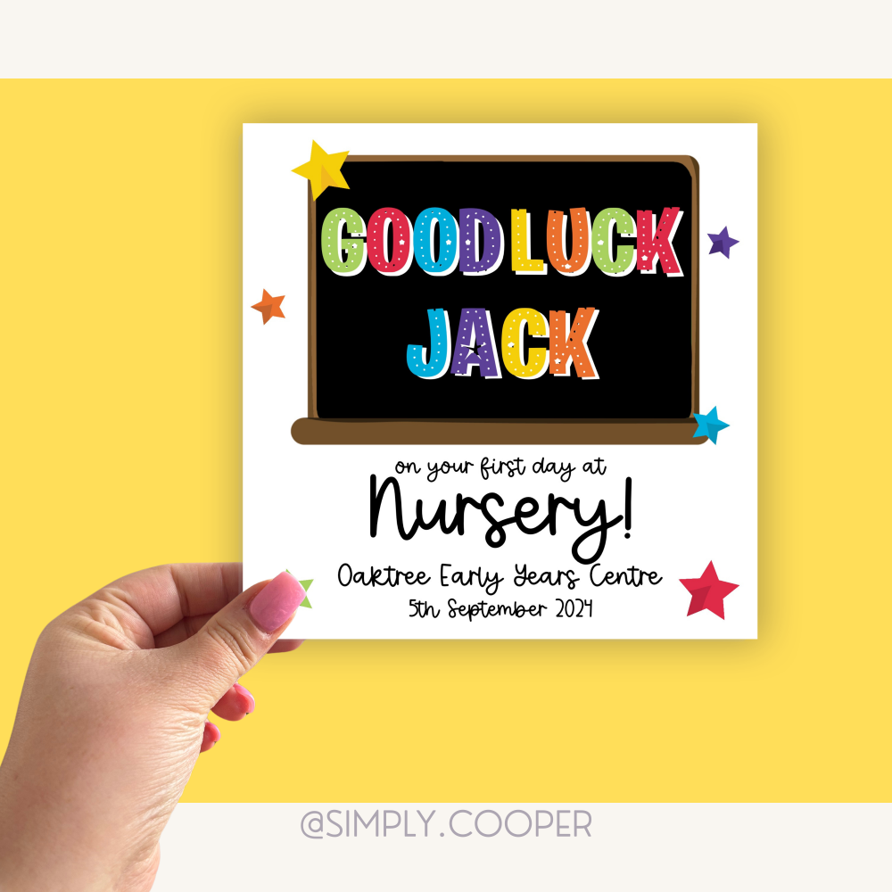 First Day Of Nursery - Multicolour//Unisex