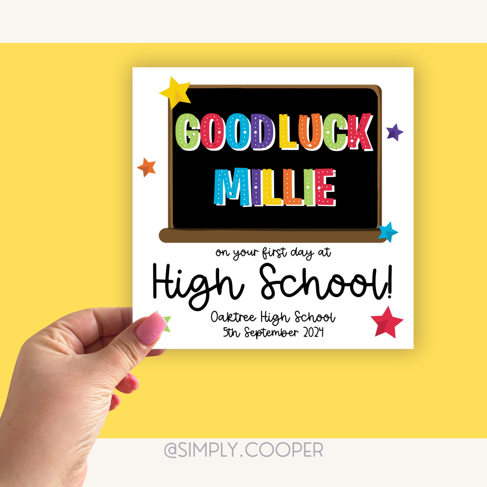 First Day Of High School - Multicolour//Unisex