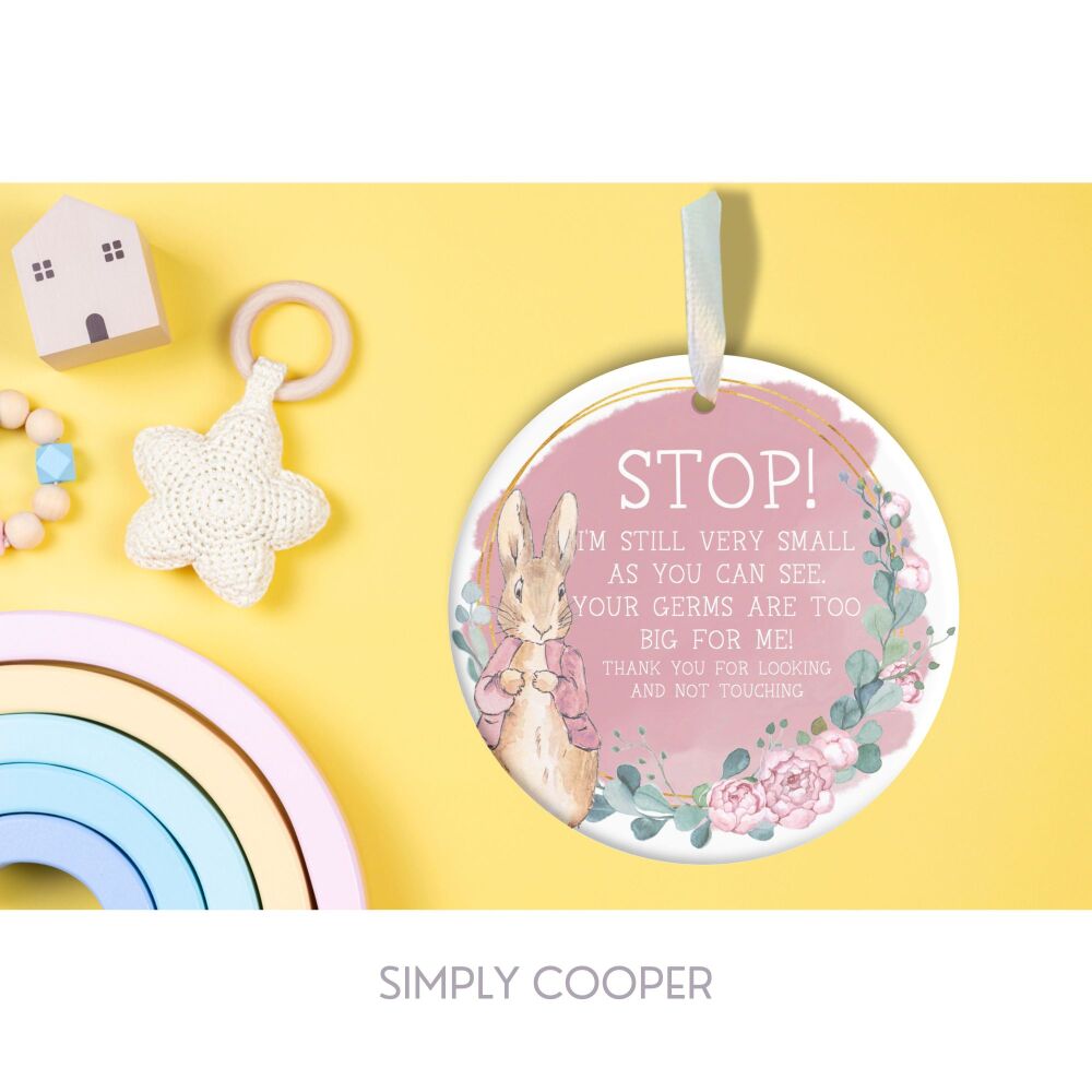 Pram Germ Tag - Flopsy Bunny