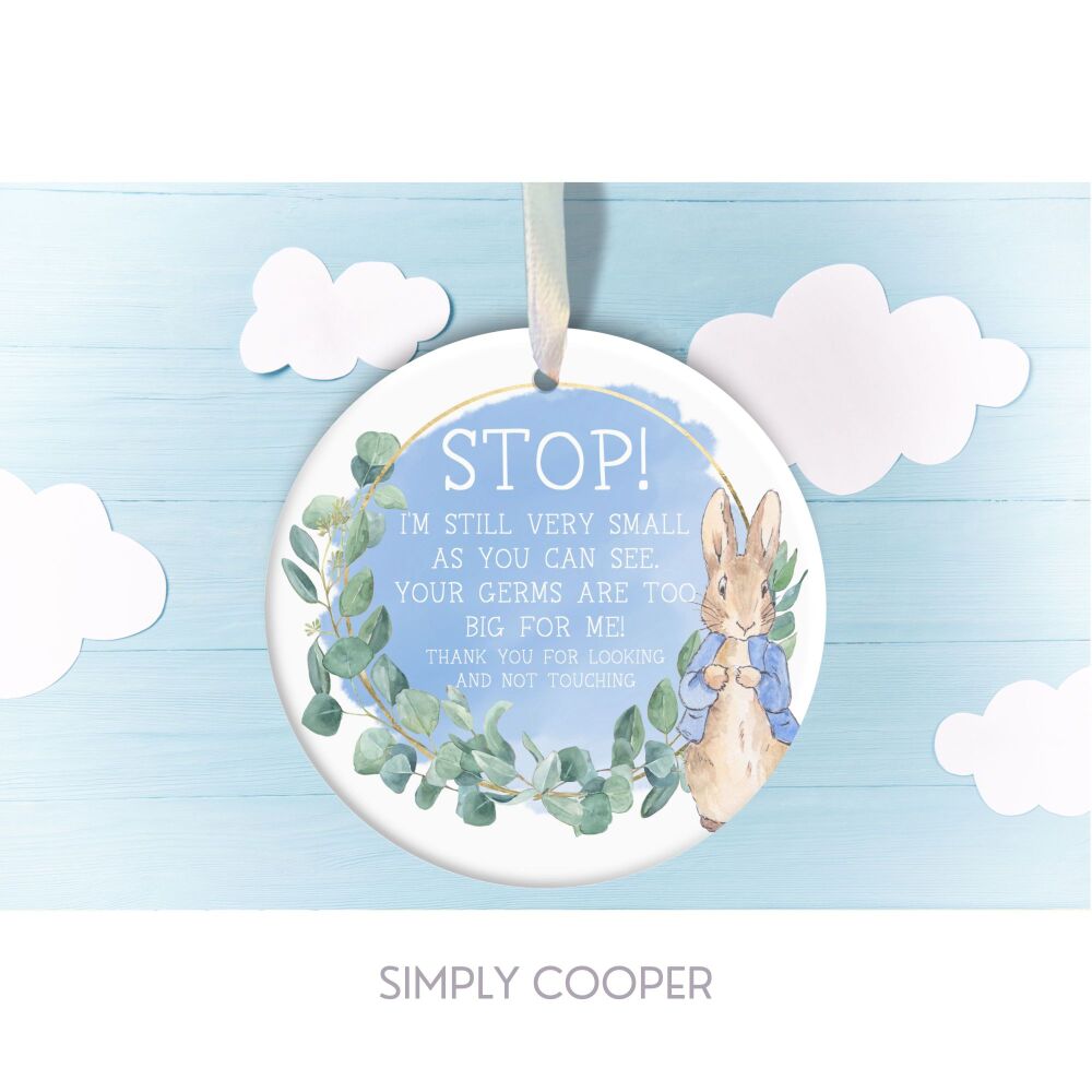 Pram Germ Tag - Peter Rabbit