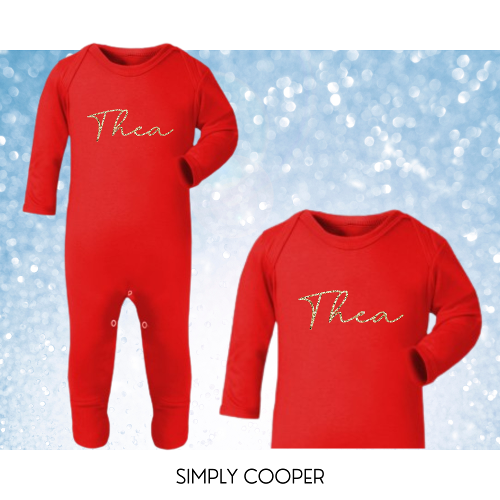 Personalised Christmas Romper