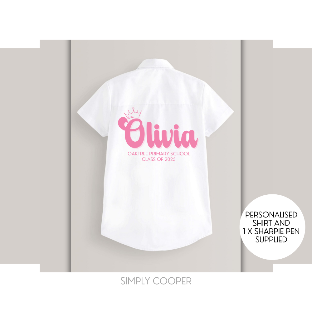 GIRLS LEAVERS AUTOGRAPH SHIRT
