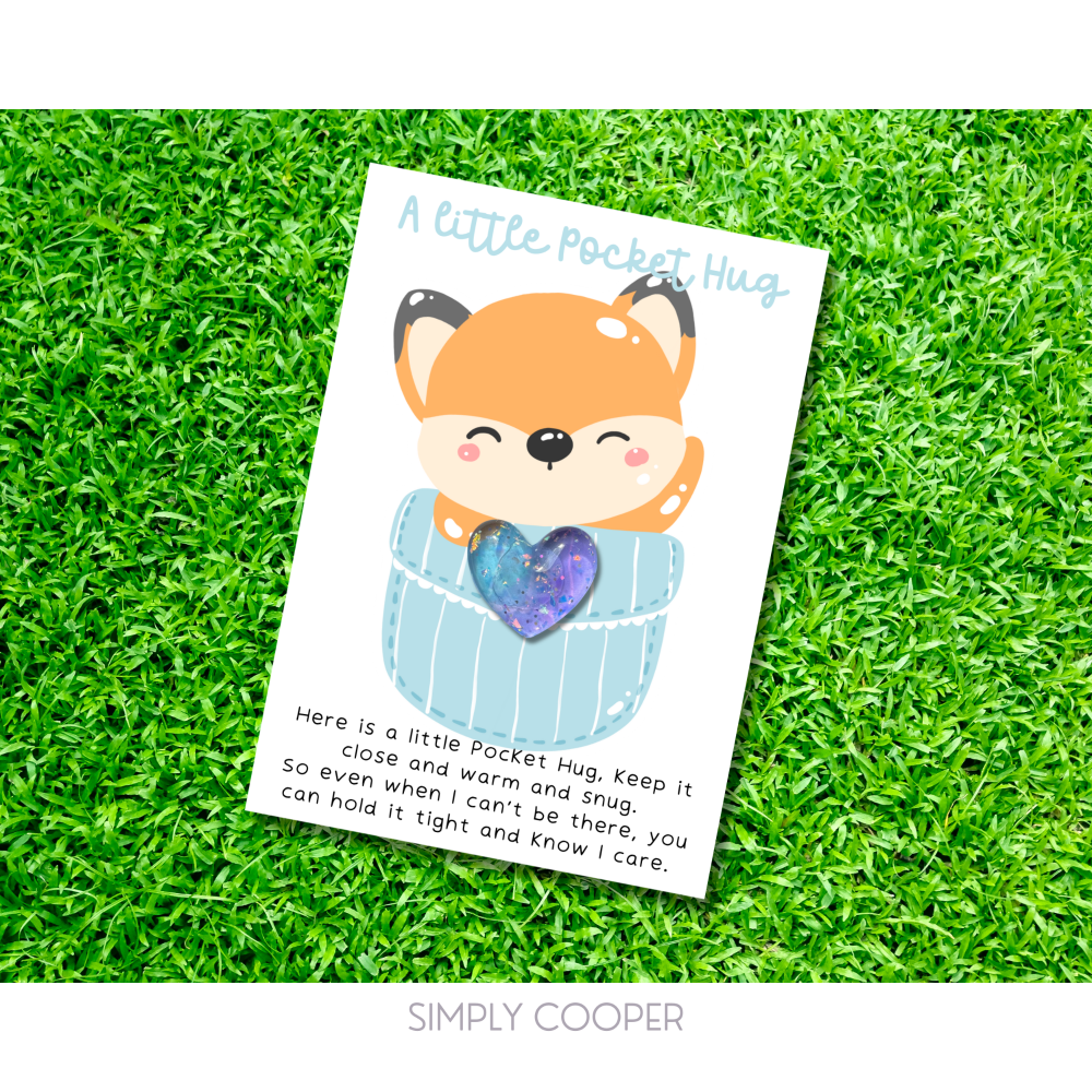 A LITTLE FOX POCKET HUG