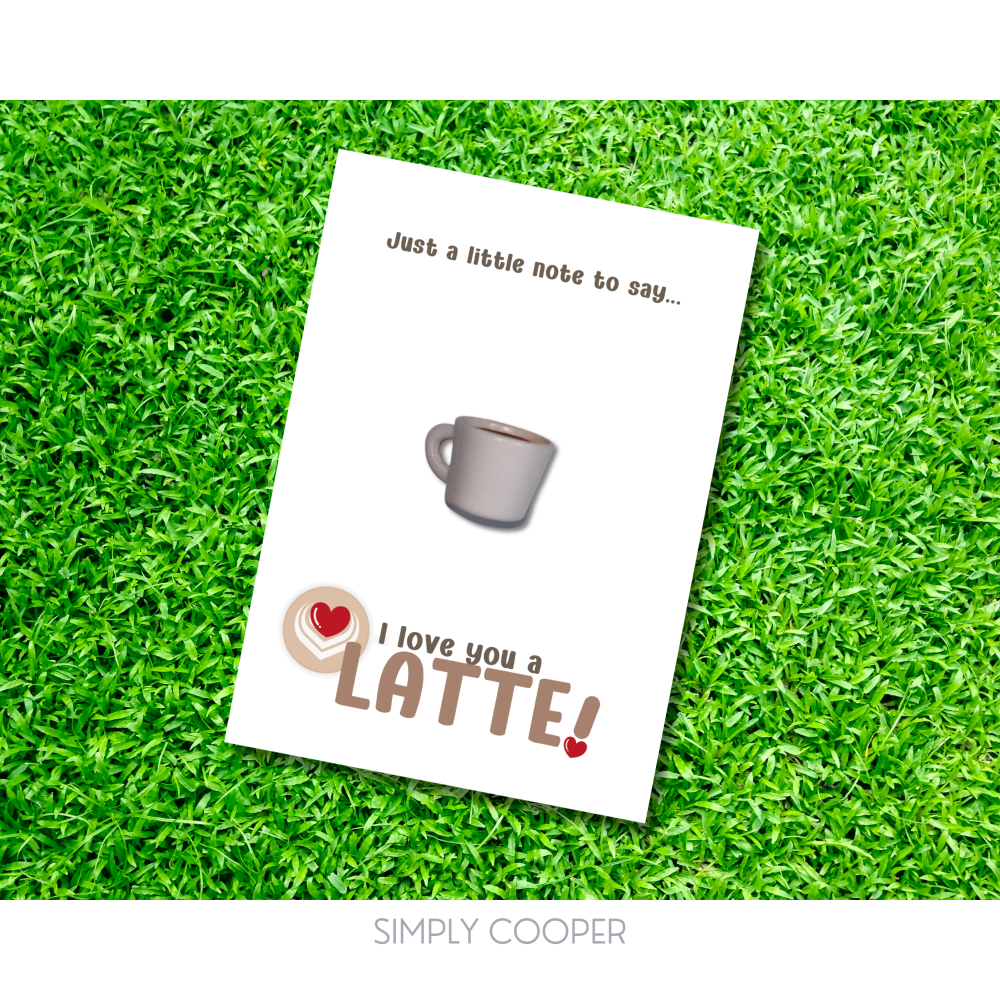 I LOVE YOU A LATTE POCKET HUG