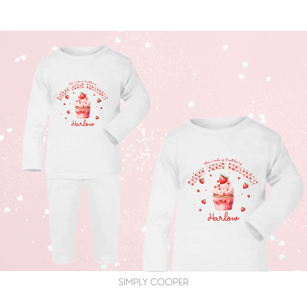 BERRY FIRST BIRTHDAY PYJAMAS