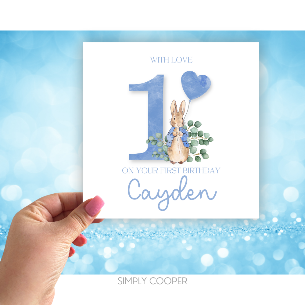 Peter Rabbit  Age Birthday Card