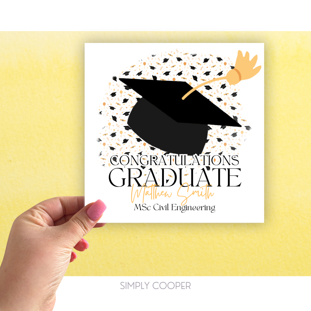 UNIVERSITY GRADUATION CARD