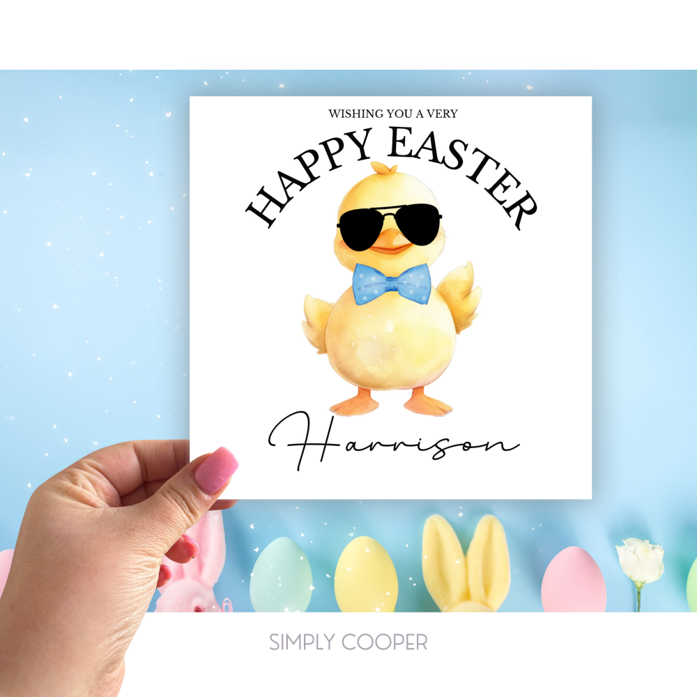 COOL DUDE EASTER CARD