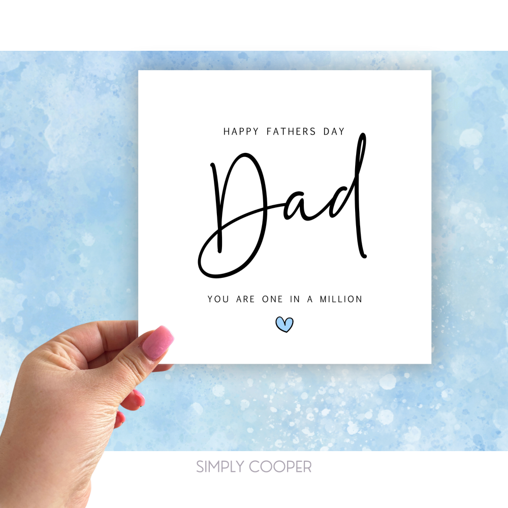 One In A Million Fathers Day Card