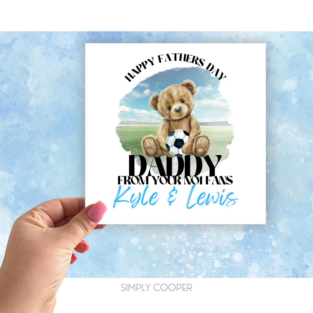 No. 1 Fans Fathers Day Card