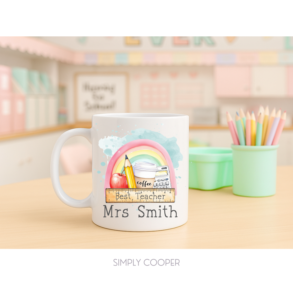 Best Teacher Personalised Mug