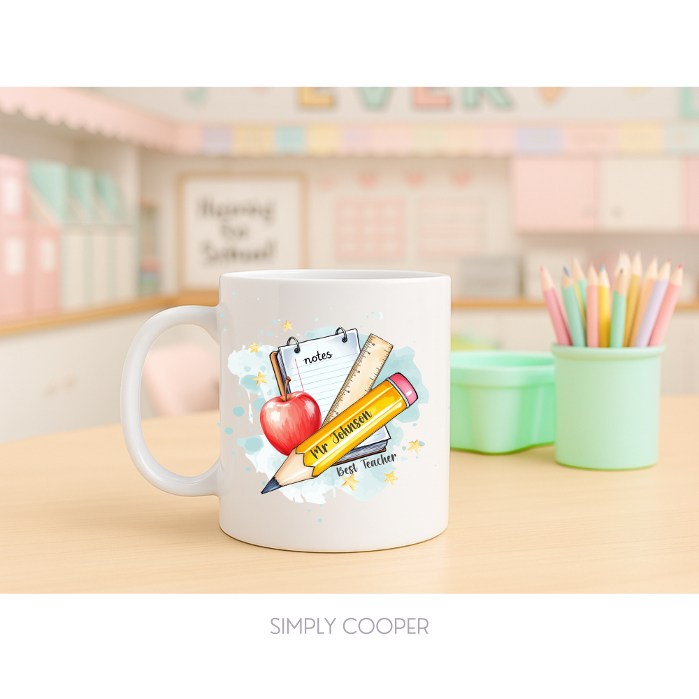 Best Teacher Personalised Mug