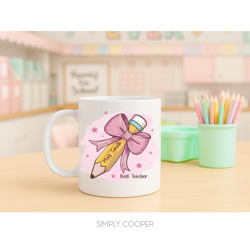 Best Teacher Personalised Mug