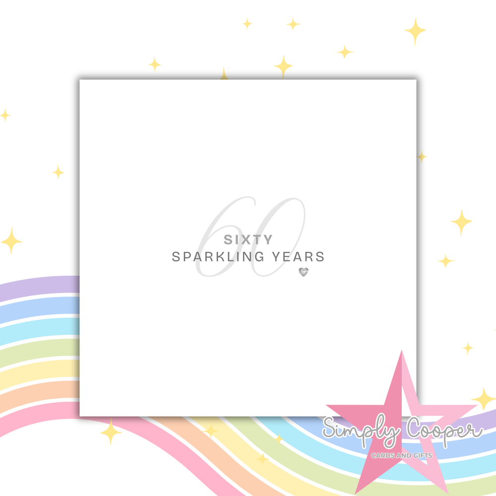 WEDDING ANNIVERSARY - DIAMOND, 60 YEARS